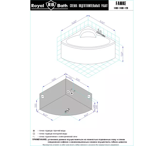 Гидромассажная ванна Royal Bath  FANKE COMFORT, изображение 3