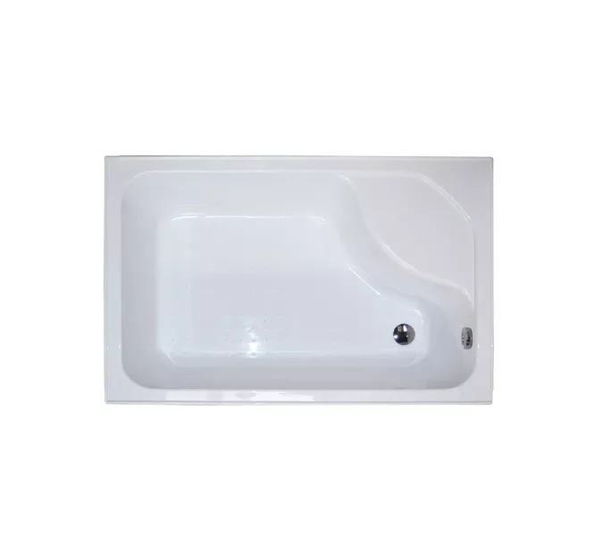Душевой угол Royal Bath RB 8100BP/RB8120BP прямоугольный, Цвет стекла: матовое, Цвет профиля: Белый, Выбрать размер: 120x80, Ориентация: правая, изображение 3