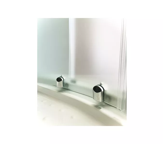 Душевой угол Royal Bath RB 8120BK ассиметричный, Цвет стекла: матовое, Цвет профиля: Белый, Ориентация: правая, изображение 3