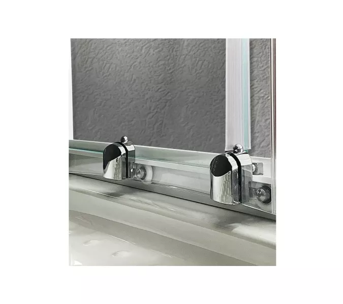 Душевой угол Royal Bath RB BK четверть круга, Цвет стекла: прозрачное, Цвет профиля: Белый, Выбрать размер: 90x90, изображение 7