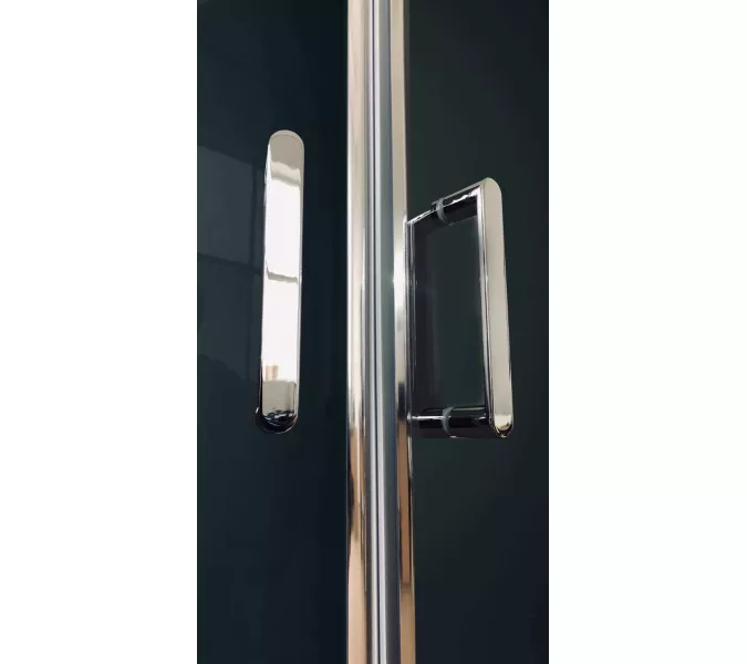 Душевой уголок Royal Bath RB HPD RB HP прямоугольный, Цвет стекла: прозрачное, Высота поддона: Низкий, Цвет профиля: Хром, Выбрать размер: 120x80, Ориентация: правая, изображение 4