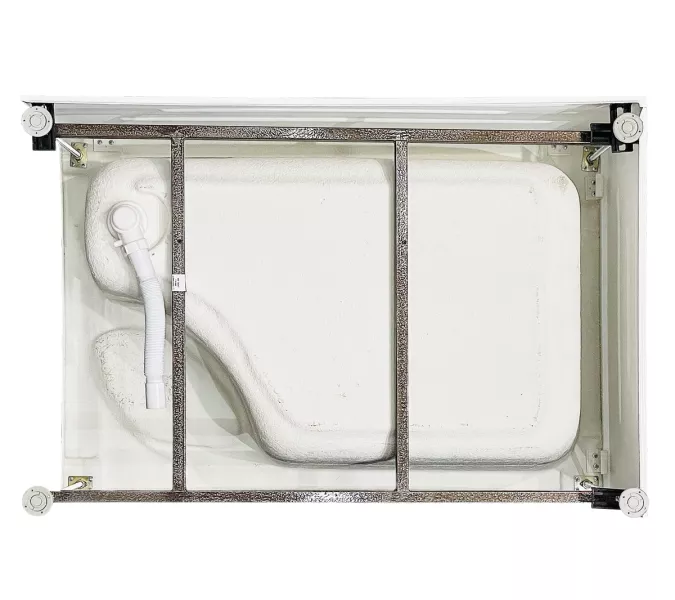 Душевой поддон Royal Bath  RB прямоугольный высокий, Выбрать размер: 120*80, Ориентация: левая, изображение 3