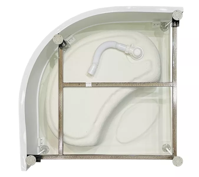 Душевой поддон Royal Bath  RB четверть круга, Тип поддона: Высокий, Выбрать размер: 90x90, изображение 3