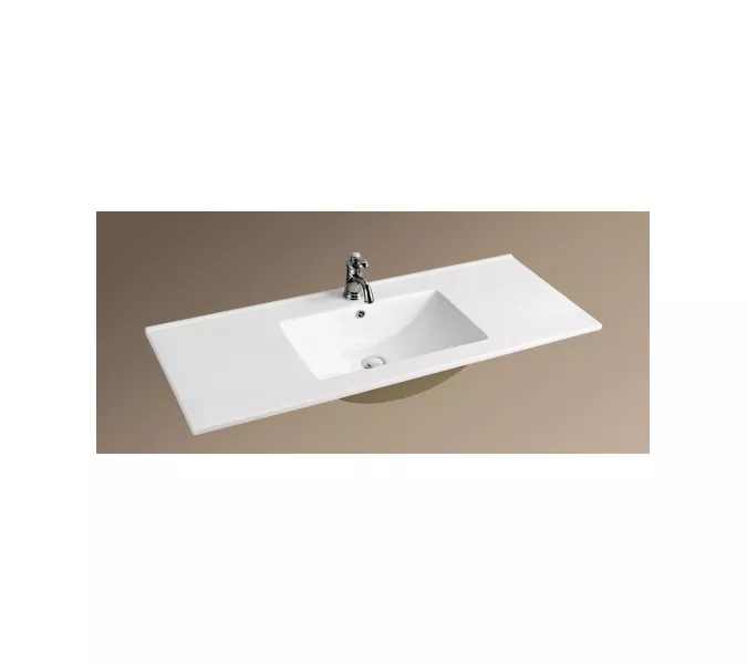 Раковина подвесная WeltWasser DEILBACH 7506-120, Выбрать цвет: Белый глянец, Выбрать размер: 1205х470х180