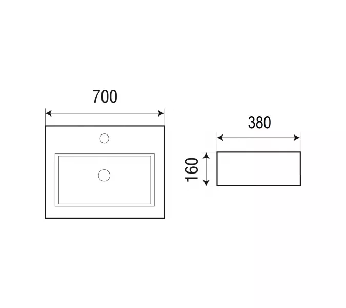 Раковина накладная WeltWasser SK ELBACH 2003, изображение 2