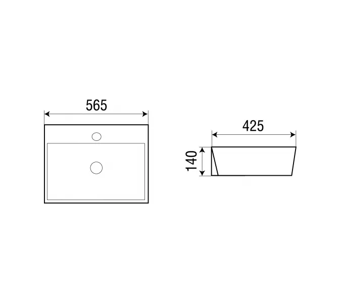 Раковина подвесная WeltWasser ELBACH 21735, изображение 2