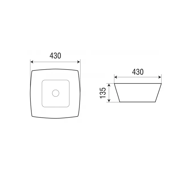 Раковина накладная WeltWasser SK ELBACH 2076, изображение 4