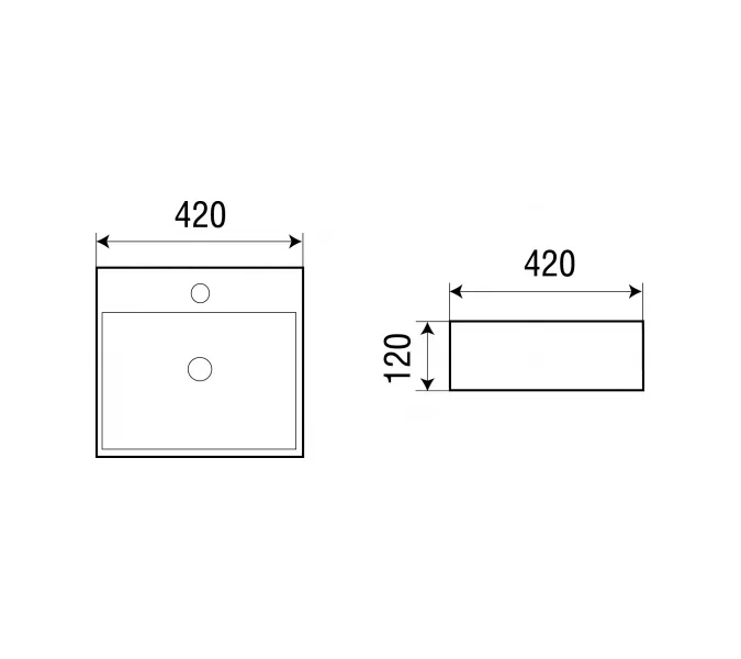 Раковина подвесная WeltWasser ELBACH 2177, изображение 2
