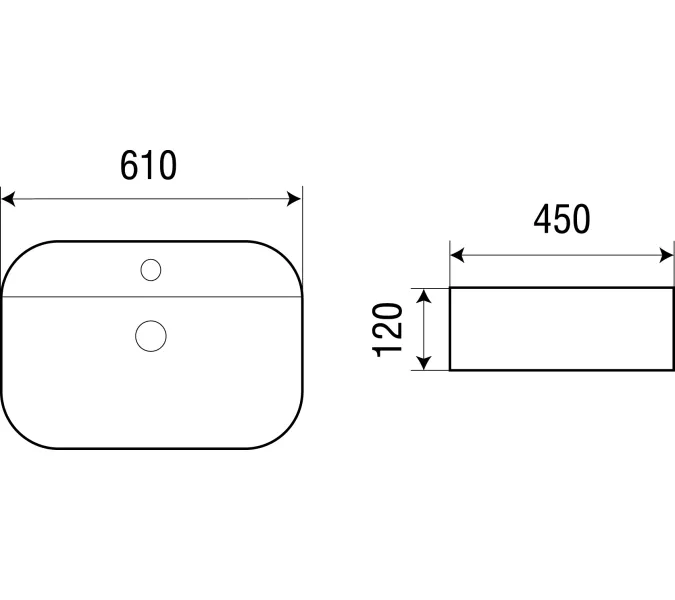 Раковина подвесная WeltWasser ELBACH 2205, изображение 2