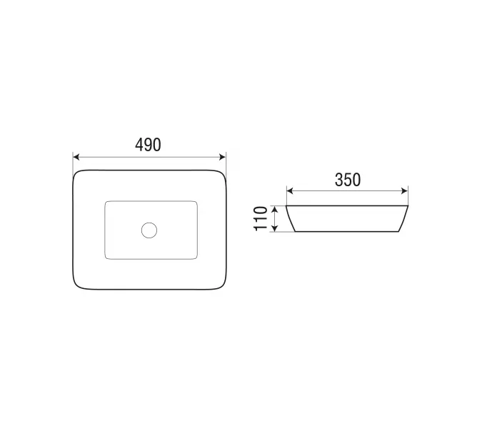 Раковина накладная WeltWasser SK ELBACH 2261, изображение 4