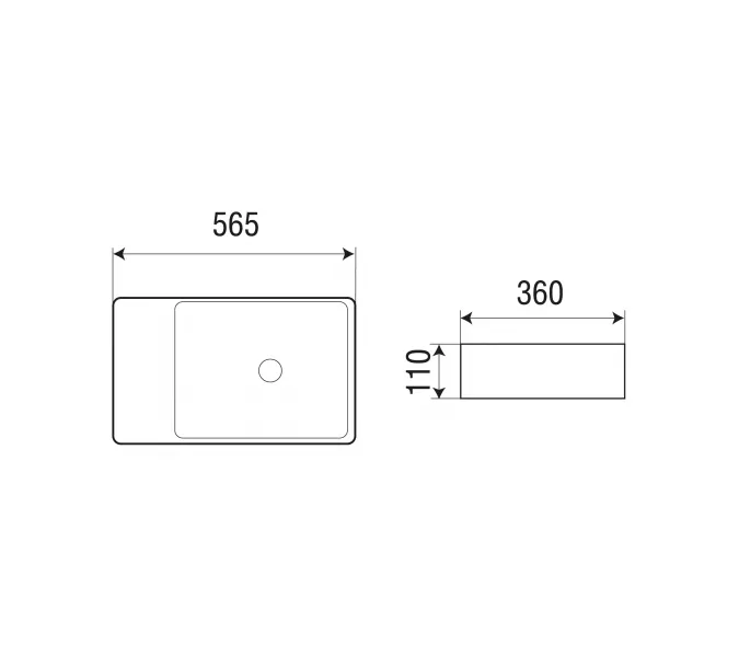 Раковина накладная WeltWasser SK ELBACH 2263, изображение 4