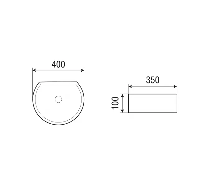 Раковина накладная WeltWasser SK ELBACH 3041, изображение 4