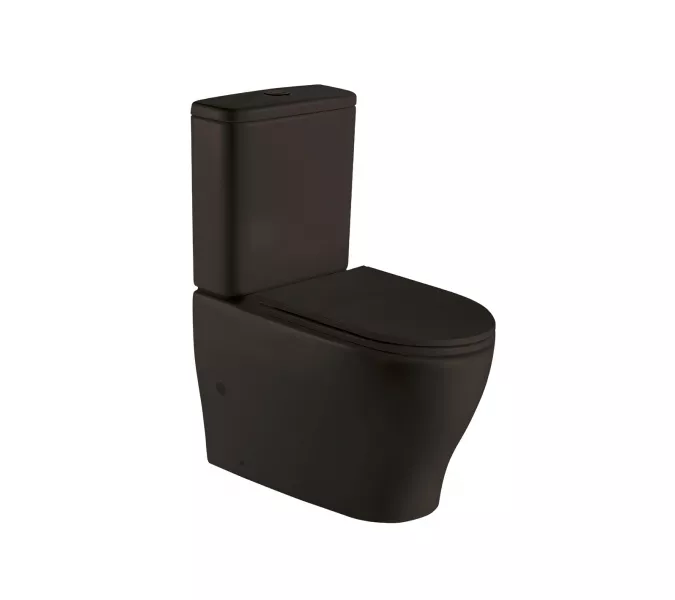 Унитаз компакт WeltWasser SK ANGERBACH 001 черный матовый, Выбрать цвет: Черный матовый