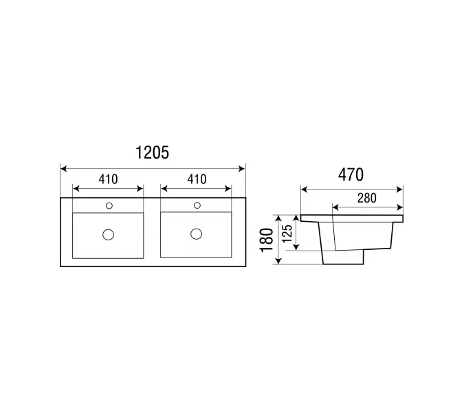 Раковина врезная WeltWasser SK DEILBACH 7506, изображение 4