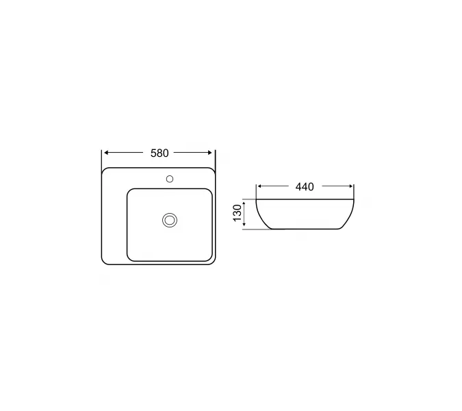 Раковина накладная WeltWasser SK ELBACH 1004, изображение 4