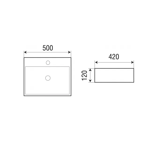 Раковина накладная WeltWasser SK ELBACH 21733 MB, Выбрать цвет: Матовая черная, изображение 4