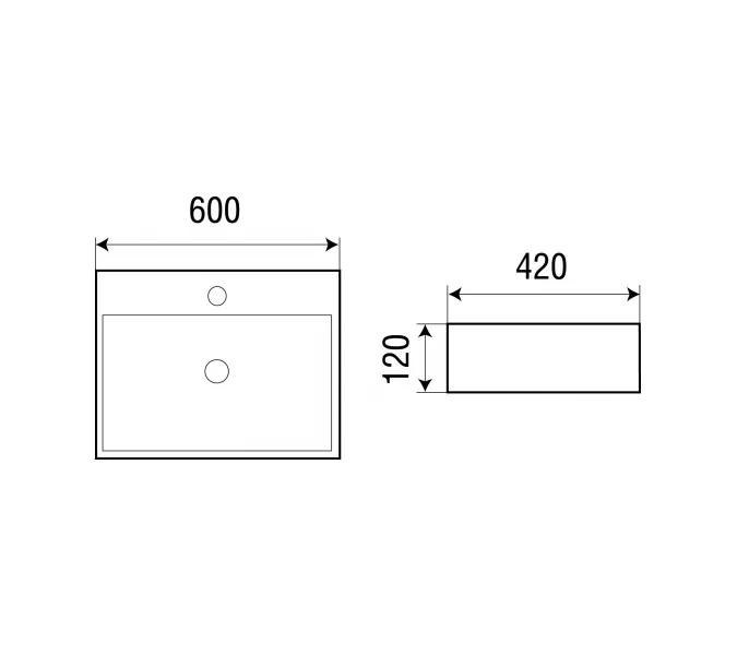 Раковина накладная WeltWasser SK ELBACH 2173 MB, Выбрать цвет: Матовая черная, изображение 4