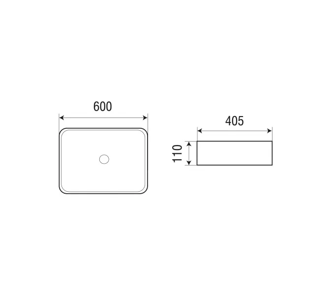Раковина накладная WeltWasser SK ELBACH 2174 MB, Выбрать цвет: Матовая черная, изображение 4