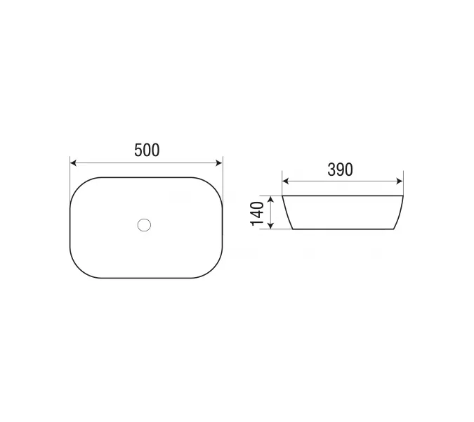 Раковина подвесная WeltWasser ELBACH 2195, Выбрать цвет: Матовая черная, изображение 4