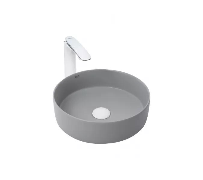 Раковина накладная WeltWasser SK ELBACH 3134, Выбрать цвет: Матовая светло-серая