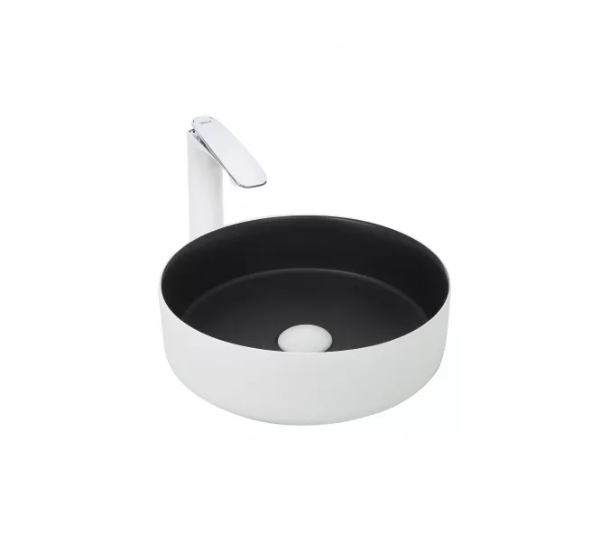 Раковина накладная WeltWasser SK ELBACH 3134, Выбрать цвет: Белая черная
