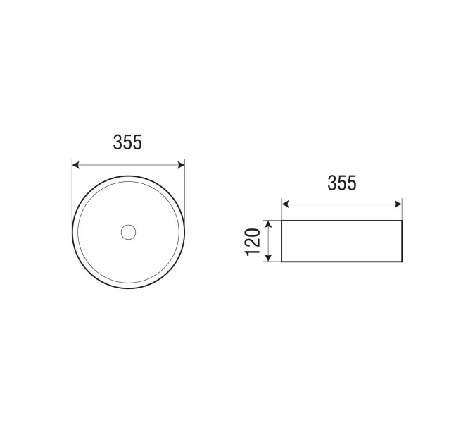 Раковина накладная WeltWasser SK ELBACH 3134, Выбрать цвет: Черная белая, изображение 4