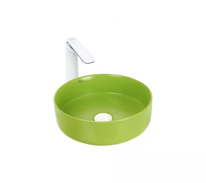 Раковина накладная WeltWasser SK ELBACH 3134, Выбрать цвет: Матовая бирюзовая