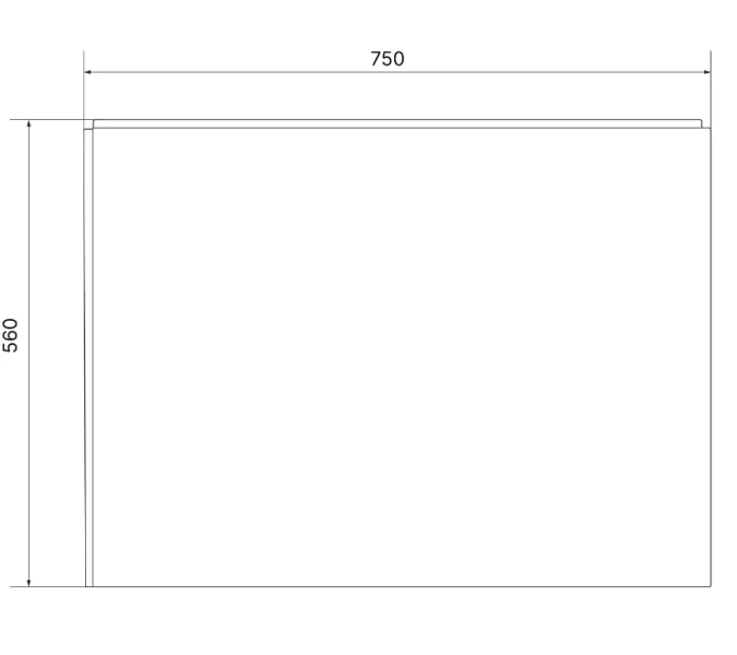 Панель боковая Marka One Flat 80 MG L, изображение 2