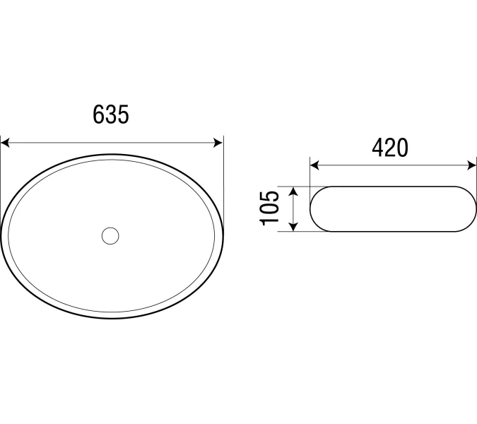 Раковина подвесная WeltWasser ELBACH 3075, изображение 2