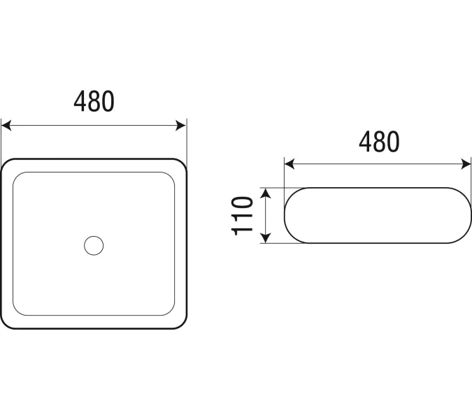 Раковина подвесная WeltWasser ELBACH 3061, изображение 2
