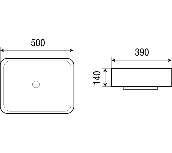 Раковина подвесная WeltWasser ELBACH 2195, Выбрать цвет: Белый глянец, изображение 2
