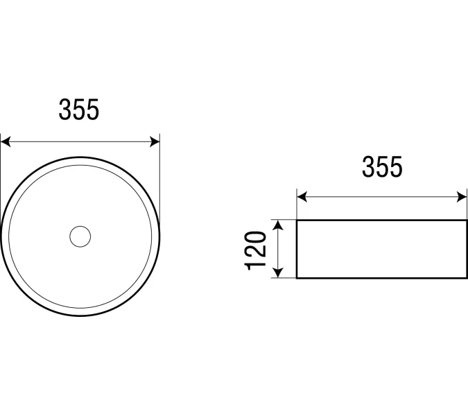 Раковина накладная WeltWasser SK ELBACH 3134, Выбрать цвет: Белый глянец, изображение 2