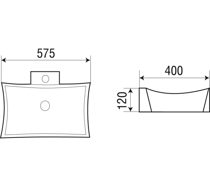Раковина подвесная WeltWasser ELBACH 1012, изображение 2
