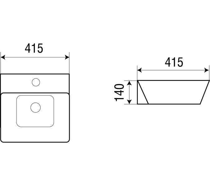 Раковина подвесная WeltWasser ELBACH 2252, изображение 2