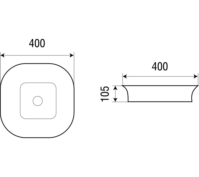 Раковина подвесная WeltWasser ELBACH 2245, изображение 2