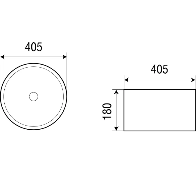 Раковина подвесная WeltWasser ELBACH 3272, Выбрать цвет: Белый глянец, изображение 2