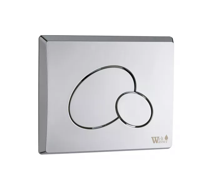 Кнопка смыва  для инсталляции WW MARBERG  410 RD хром круглая, Выбрать цвет: Хром матовый