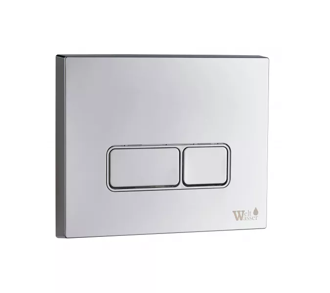 Кнопка смыва нажимная для инсталляции  WW MARBERG 410 SE, Выбрать цвет: Хром матовый