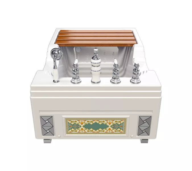 Ванна акриловая  для омовения Radomir ТАХАРАТ 120х80, изображение 7