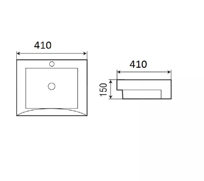 Раковина подвесная WeltWasser DEILBACH 4010, изображение 2