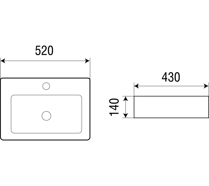 Раковина подвесная WeltWasser AISBACH 5030, изображение 2