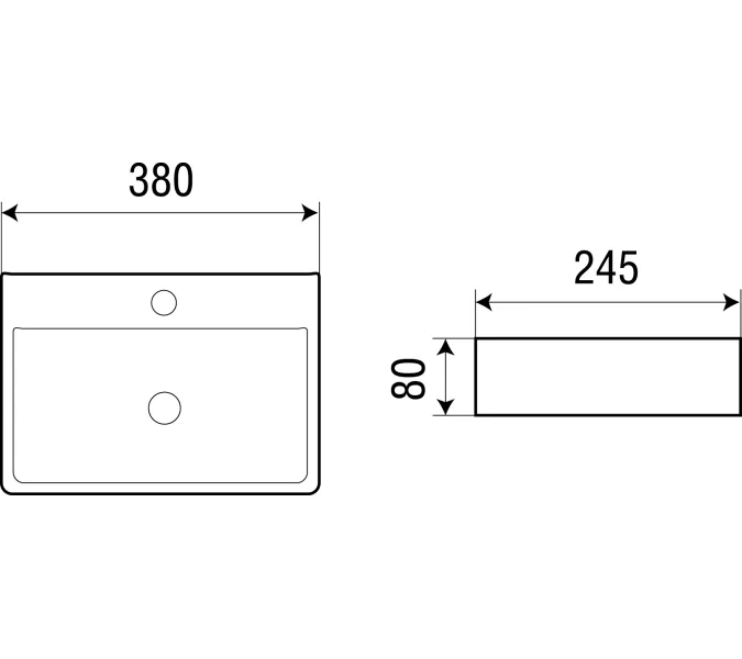 Раковина подвесная WeltWasser AISBACH 5075, изображение 2