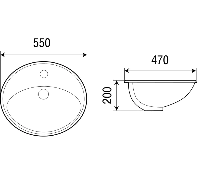 Раковина подвесная WeltWasser DEILBACH 6002, изображение 2