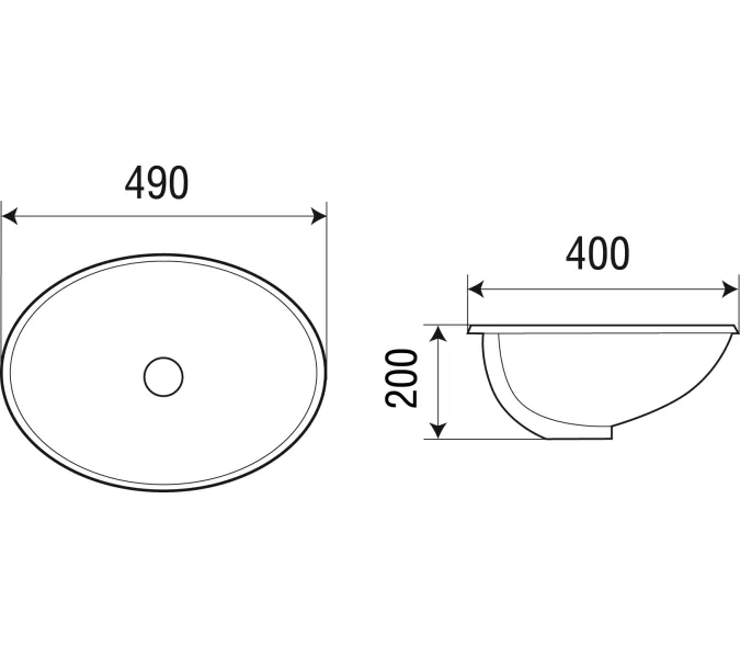 Раковина подвесная WeltWasser DEILBACH 6016, изображение 4