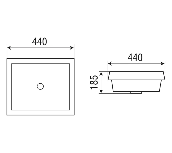 Раковина врезная WeltWasser SK DEILBACH 6042, изображение 4