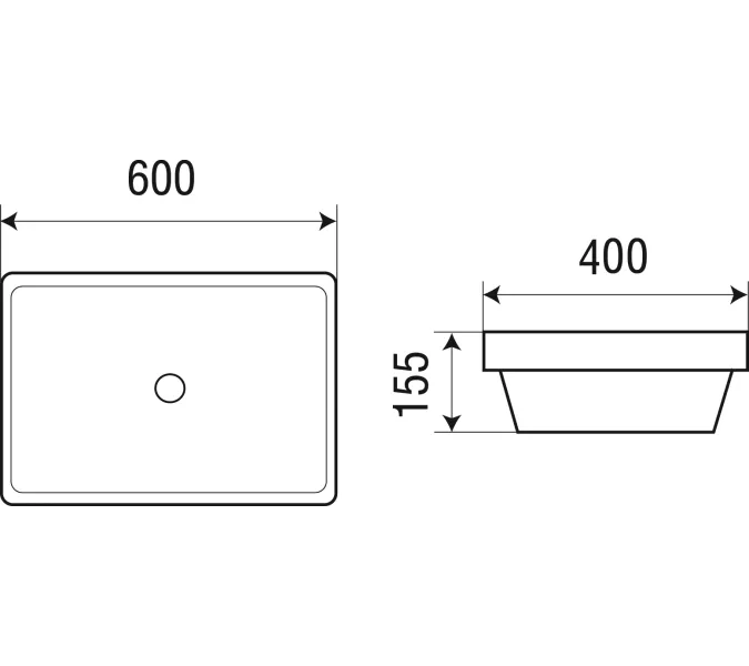 Раковина подвесная WeltWasser DEILBACH 6051, изображение 2