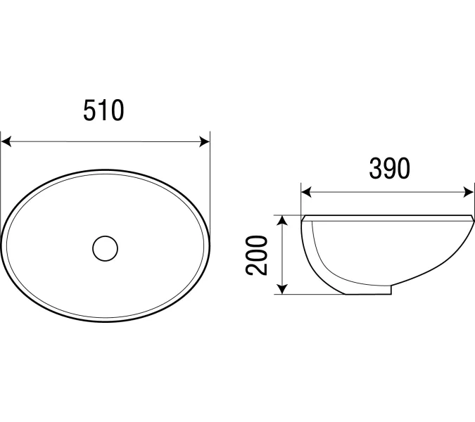Раковина подвесная WeltWasser DEILBACH 6005, изображение 2