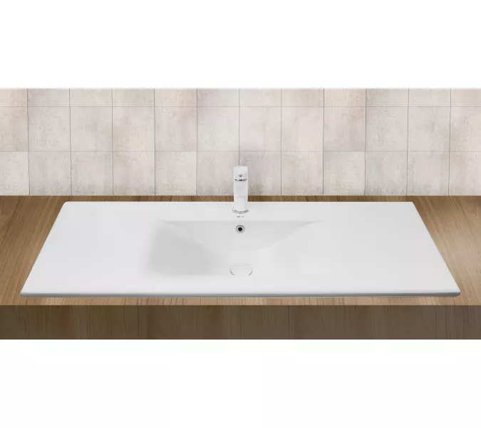 Раковина врезная WeltWasser SK DEILBACH 7505, Выбрать размер: 1000х470х180