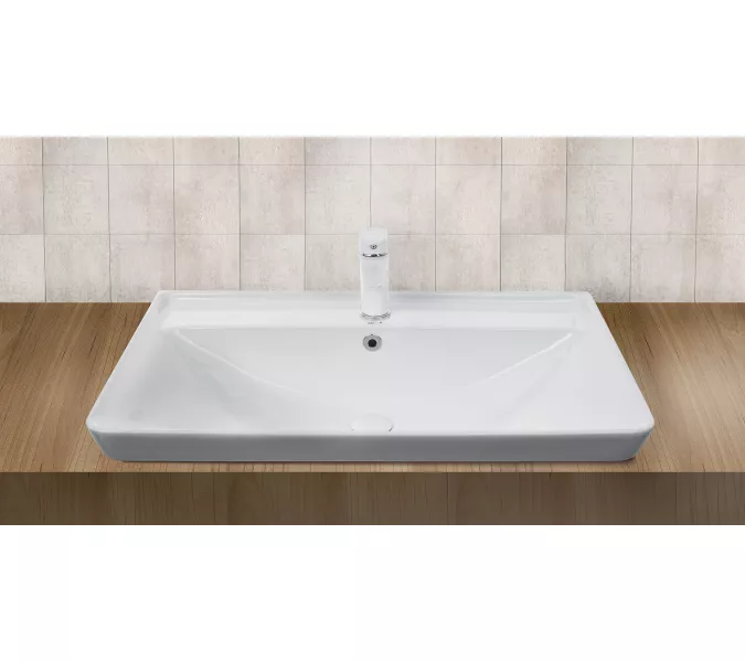 Раковина врезная WeltWasser SK DEILBACH 7608, Выбрать размер: 800х475х205