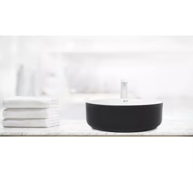 Раковина накладная WeltWasser SK ELBACH 3134, Выбрать цвет: Черная белая, изображение 2